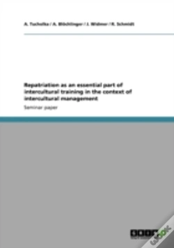Capa do artigo Repatriation As An Essential Part Of Intercultural Training In The Context Of Intercultural Management