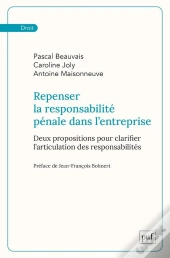 Repenser La Responsabilité Pénale Dans L'Entreprise