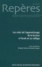 Repères, N° 35/2007 : Les Ratés De L'Apprentissage De La Lecture À L'École Et Au Collège - Preview