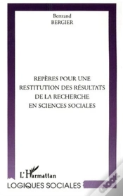Capa do artigo Repères Pour Une Restitution Des Résultats De La Recherche En Sciences Sociales