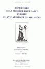 Répertoire De La Musique Pour Harpe Publiée Du Xviie Au Début Du Xixe Siècle - Preview