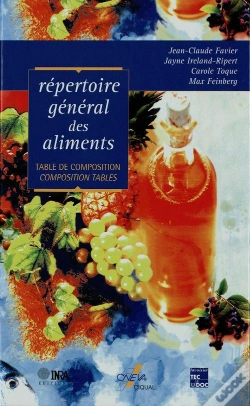Capa do artigo Repertoire General Des Aliments - Table De Composition. 2 E Edition, Revue Et Augmentee