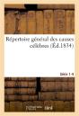 Repertoire General Des Causes Celebres. Serie 1-4 - Preview