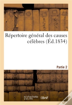 Capa do artigo Repertoire General Des Causes Celebres. Serie 2-4
