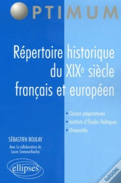 Capa do artigo Répertoire Historique Du Xixe Siècle Français Et Européen