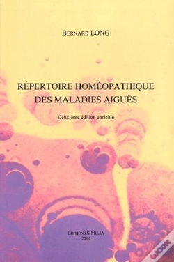 Capa do artigo Répertoire Homéopathique Des Maladies Aigües (2e Édition)