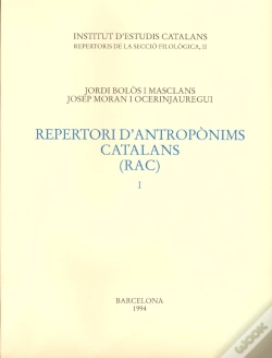 Capa do artigo Repertori D'Antropònims Catalans