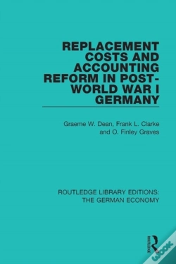 Capa do artigo Replacement Costs And Accounting Reform In Post-World War I Germany