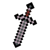 Capa do artigo Réplica Plástica Minecraft Nether Sword 51 cm
