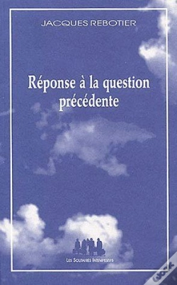 Capa do artigo Réponse À La Question Précédente