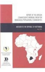 Report Of The African Commission'S Working Group On Indigenous Populations / Communities - Preview
