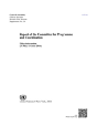 Report Of The Committee For Programme And Coordination - Preview