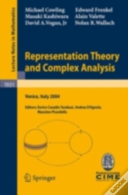Capa do artigo Representation Theory And Complex Analysis