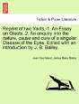 Reprint Of Two Tracts,-1. An Essay On Gl - Preview
