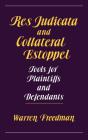 Res Judicata And Collateral Estoppel - Preview