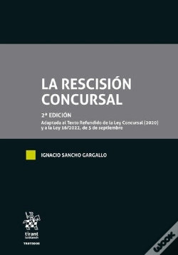 Capa do artigo Rescision Concursal,La 2ª Edicion
