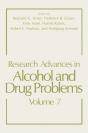 Research Advances In Alcohol And Drug Problems - Preview