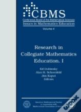 Research In Collegiate Mathematics Education I
