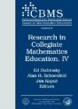 Research In Collegiate Mathematics Education Iv - Preview