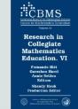 Research In Collegiate Mathematics Education Vi - Preview