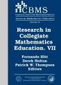 Research In Collegiate Mathematics Education Vii - Preview