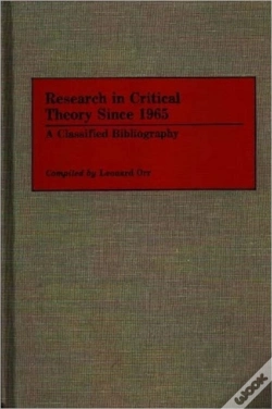 Capa do artigo Research In Critical Theory Since 1965