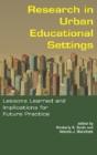 Research In Urban Educational Settings - Preview
