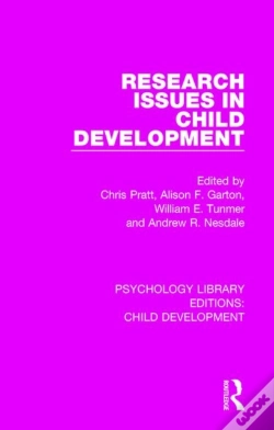 Capa do artigo Research Issues In Child Development