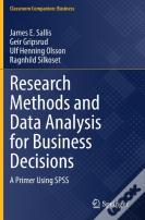 Research Methods And Data Analysis For Business Decisions
