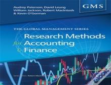 Research Methods For Accounting And Finance