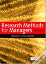 Research Methods For Managers
