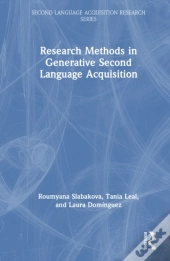 Research Methods In Generative Second Language Acquisition
