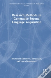 Capa do artigo Research Methods In Generative Second Language Acquisition