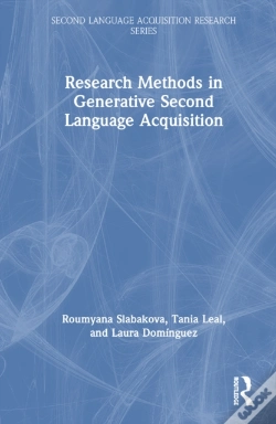 Capa do artigo Research Methods In Generative Second Language Acquisition