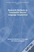Research Methods In Generative Second Language Acquisition