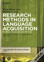 Research Methods In Language Acquisition