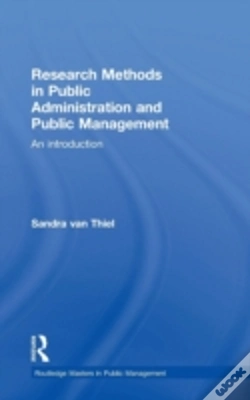 Capa do artigo Research Methods In Public Administration And Public Management