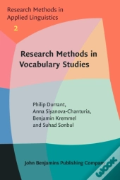 Research Methods In Vocabulary Studies