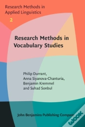 Capa do artigo Research Methods In Vocabulary Studies