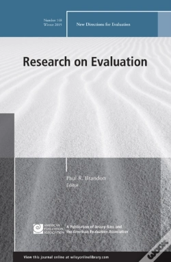 Capa do artigo Research On Evaluation