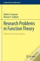Research Problems In Function Theory