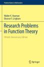 Research Problems In Function Theory - Preview