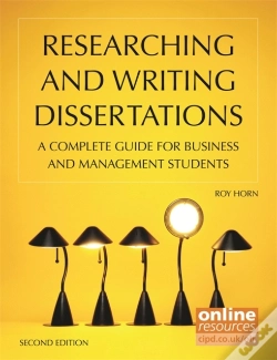 Capa do artigo Researching And Writing Dissertations : A Complete Guide For Business And Management Students