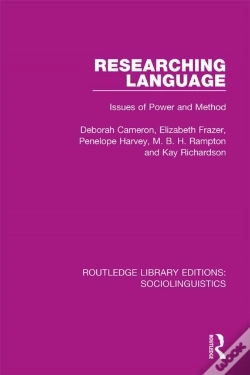 Capa do artigo Researching Language