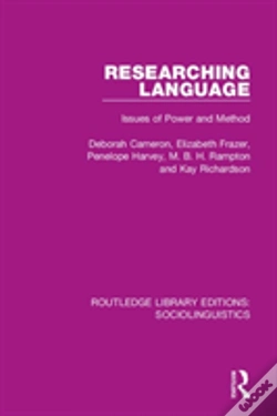 Capa do artigo Researching Language