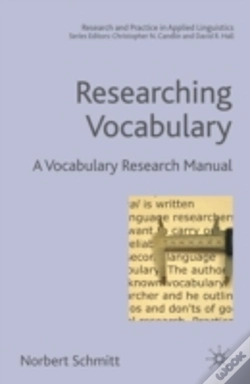 Capa do artigo Researching Vocabulary