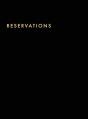 Reservations Book - Preview