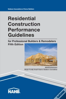 Capa do artigo Residential Construction Performance Guidelines, Contractor Reference