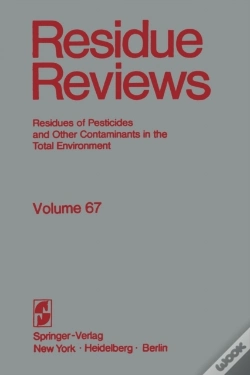 Capa do artigo Residue Reviews