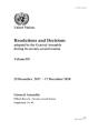 Resolutions And Decisions Adopted By The General Assembly During Its Seventy-Second Session - Preview